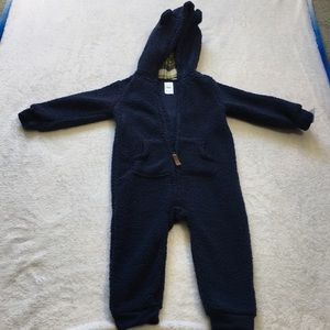 NWT Carter’s fleece one piece (size 18 months)